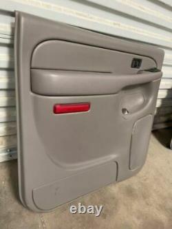 03-07 Silverado Sierra USED LH Left Rear Crew Cab Door Panel 922 Gray