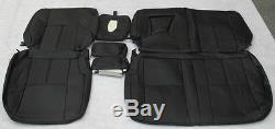 07 08 09 10 11 12 13 Chevy Silverado Crew Katzkin Leather seat cover set