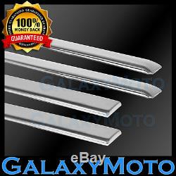 07-13 GMC Sierra 2500+3500 Crew Cab 4 Door Chrome Body Side Molding Front+Rear