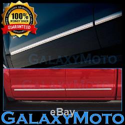 07-13 GMC Sierra 2500+3500 Crew Cab 4 Door Chrome Body Side Molding Front+Rear