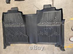 07-13 Silverado Sierra Crew Cab 3D Floor Mat All Weather Protection TPE Liners