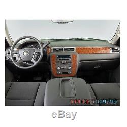 07-13 Silverado Tahoe Suburban Sierra Woodgrain Dash Bezel Trim Set Oem Ltz