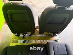 08-10 Chevrolet GMC SILVERADO SIERRA CREW CAB FRONT REAR SEATS BLACK CLOTH