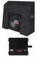 10 Subwoofer+mini Amplifier For 2007-16 Chevrolet Silverado/gmc Sierra Crew Cab