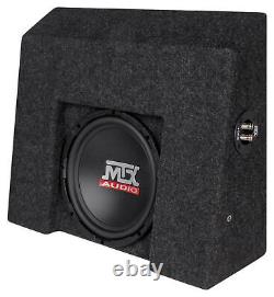 10 Subwoofer+Mini Amplifier For 2007-16 Chevrolet Silverado/GMC Sierra Crew Cab