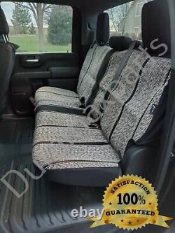 11-19 Chevy Silverado GMC Sierra Crew Cab Seat Cover SET Center Jump Seat Type