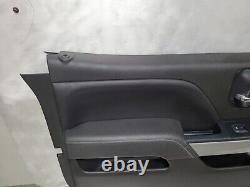14-18 Silverado Sierra Left Rear Trim Panel Jet Black Crew Cab Only READ DESC