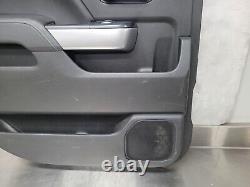 14-18 Silverado Sierra Left Rear Trim Panel Jet Black Crew Cab Only READ DESC