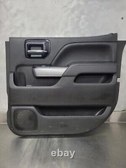 14-18 Silverado Sierra Right Rear Trim Panel Jet Black Crew Cab Only READ DESC