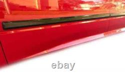 14-19 Silverado Sierra Crew Cab 1500 2500 3500 Gloss Black Door Molding Set