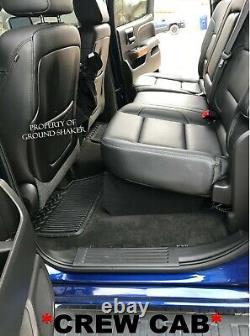 14-2018 Chevy Silverado Gmc Sierra Crew Cab Truck Sub Box 8 Dual Sub Enclosure