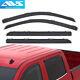 194536 Avs In-channel Vent Visor Rain Guards For Silverado / Sierra Crew Cab