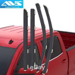 194536 AVS In-Channel Vent Visor Rain Guards For Silverado / Sierra Crew Cab