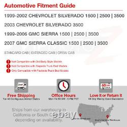 1999-2002 Chevy Silverado GMC Sierra 1500 2500 3500 RED LED Parking Tail Lights