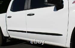 1999-2006 Chevy Silverado/ GMC Sierra Crew Cab ABS Matte Black Body Side Molding