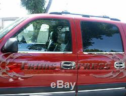 1999-2006 Chevy Silverado/Sierra Crew Cab Chrome Window Sill Stainless Steel