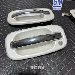1999-2006 NBS Tahoe Silverado Sierra Suburban Yukon DOOR HANDLE SET 4 Pearl GM
