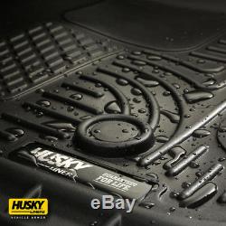 19-20 Chevy Silverado 1500 Crew Cab Husky Liners WeatherBeater Floor Mats Black