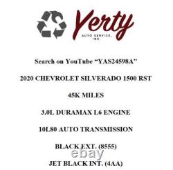 19-23 Silverado Sierra 1500 Crew Cab Rear Left Driver Electric Window Regulator