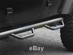 2001-2007 Classic Silverado/Sierra Crew Cab 3in N-Fab Nerf Bars Steps Textured