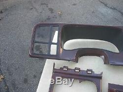 2003-2006 Silverado Tahoe Suburban Avalanche Woodgrain Dash Bezel Set Oem