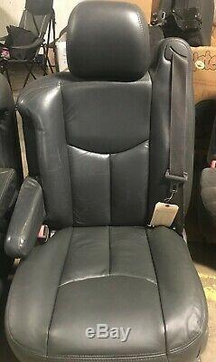 2003-2007 Charcoal Set of Seats Crew Cab Chevy Silverado GMC Sierra 2500 3500 HD