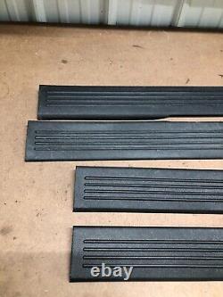 2007-2013 CHEVY SILVERADO CREW CAB Door SILL PLATE SET EBONY BLACK