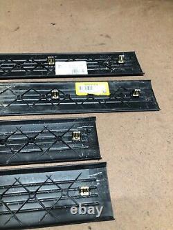 2007-2013 CHEVY SILVERADO CREW CAB Door SILL PLATE SET EBONY BLACK
