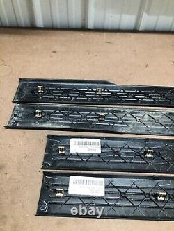 2007-2013 CHEVY SILVERADO CREW CAB Door SILL PLATE SET EBONY BLACK