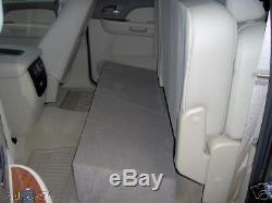2007 2013 Chevy Silverado Crew Cab 2 12 Subwoofer Box GMC Sierra 08 09 10 11