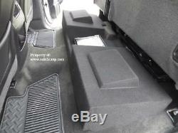 2007-2013 Silverado/Sierra Crew Cab Dual 10 Downfire Sub Box With Amp Space