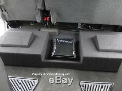 2007-2013 Silverado/Sierra Crew Cab Dual 10 Downfire Sub Box With Amp Space