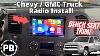 2007 2014 Gmc Chevy Radio Install Sierra Silverado Avalanche Bench Seat