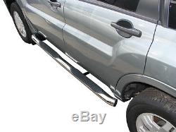 2008-2014 Chevy Silverado Crew Cab 3' Stainless Chrome Steps Bars Running Boards