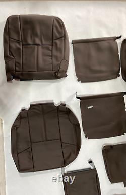 2010-2013 Chevy Silverado / GMC Sierra Crew Cab Leather Kit Dark Brown NEW