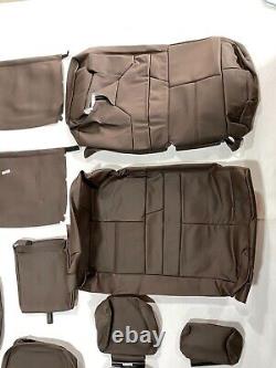 2010-2013 Chevy Silverado / GMC Sierra Crew Cab Leather Kit Dark Brown NEW