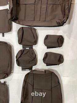 2010-2013 Chevy Silverado / GMC Sierra Crew Cab Leather Kit Dark Brown NEW