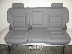 2014-2018 Chevrolet Silverado Crew Cab Gray Pleather Rear Seat New! Save$$$$$