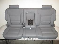 2014-2018 Chevrolet Silverado Crew Cab Gray Pleather Rear Seat New! Save$$$$$