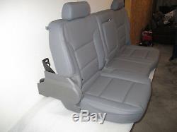 2014-2018 Chevrolet Silverado Crew Cab Gray Pleather Rear Seat New! Save$$$$$