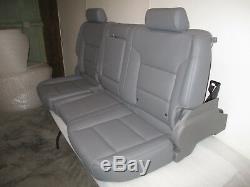 2014-2018 Chevrolet Silverado Crew Cab Gray Pleather Rear Seat New! Save$$$$$