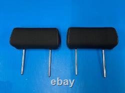 2014-2018 Chevrolet Silverado Lt Crew Cab Rear Headrest Left & Right Cloth Black