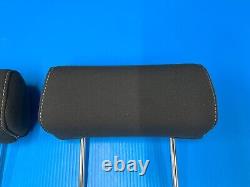 2014-2018 Chevrolet Silverado Lt Crew Cab Rear Headrest Left & Right Cloth Black