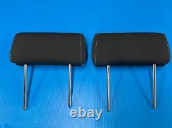 2014-2018 Chevrolet Silverado Lt Crew Cab Rear Headrest Left & Right Cloth Black