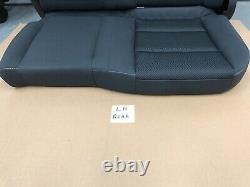 2014 2018 Chevrolet Silverado Lt Crew Left Rear Seat Cover Bottom Cloth Black