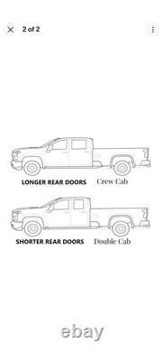 2014 2018 Chevy Silverado Sierra 1500 Crew Cab Left & Right Curtain Roof Set