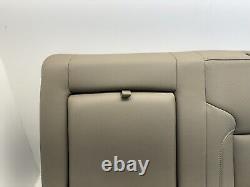 2014 2018 SIERRA SILVERADO CREW CAB LEFT REAR SEAT Upper BACKREST TAN DUNE