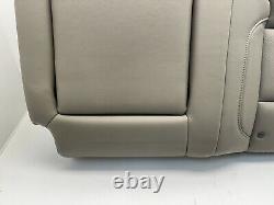 2014 2018 SIERRA SILVERADO CREW CAB LEFT REAR SEAT Upper BACKREST TAN DUNE