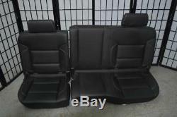 2014-2018 Silverado Sierra Oem Leather Seats Front & Rear Set Jump Seat Crew Cab