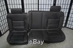 2014-2018 Silverado Sierra Oem Leather Seats Front & Rear Set Jump Seat Crew Cab
